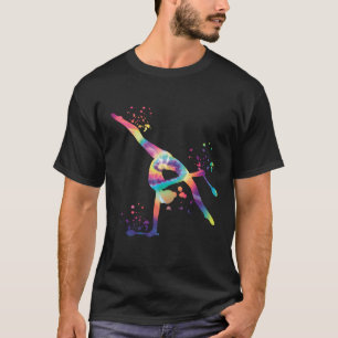 Gymnastik mit Klubs Girls Schule T-Shirt