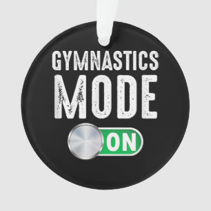 Gymnastik-Modus Cool Gymnastik Ornament