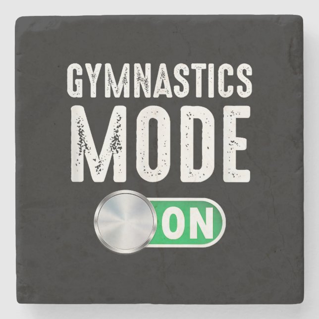 Gymnastik-Modus Cool Gymnastik Steinuntersetzer (Vorderseite)