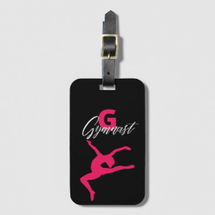 Gymnastik Monogram G ist für Gymnast Gepäckanhänger