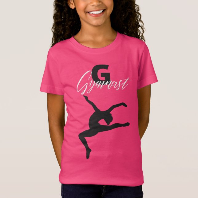 Gymnastik Monogram G ist für Gymnast T - Shirt gee (Vorderseite)