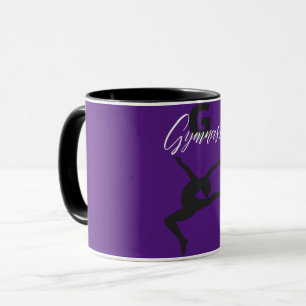 Gymnastik Monogram G ist für Gymnast Tasse