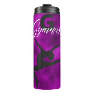 Gymnastik Monogram G ist für Gymnast Thermosbecher