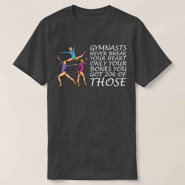 Gymnastik Motiv für Acrobats und Gymnasten 10 T-Shirt (Design vorne)