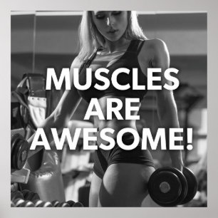 Gymnastik Motivierend Poster