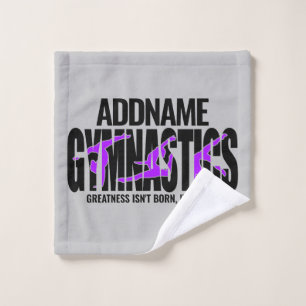 Gymnastik NAME Acrobatic Team Handspring Gymnast Badhandtuch Set