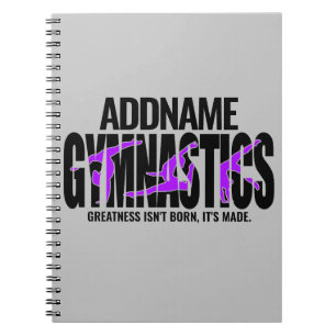 Gymnastik NAME Acrobatic Team Handspring Gymnast Notizblock