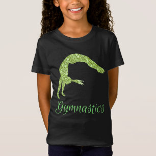 Gymnastik Neon Shimmer T - Shirt