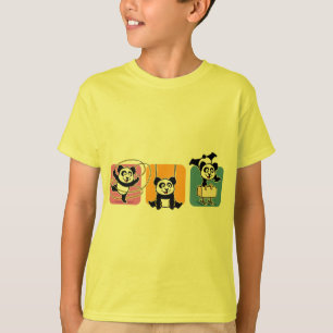 Gymnastik Pandas T-Shirt