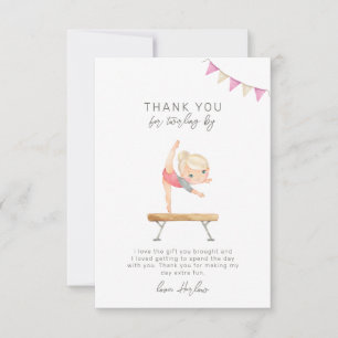 Gymnastik Party Danke Karte