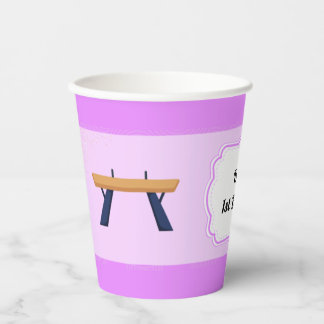 Gymnastik Party Paper Cups Pappbecher
