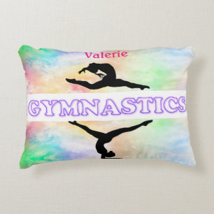 Gymnastik Pastel Girls Fleece Blanket Dekokissen