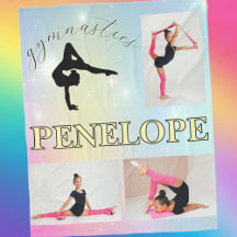 Gymnastik Pastel Rainbow Gradient 3 Foto Custom