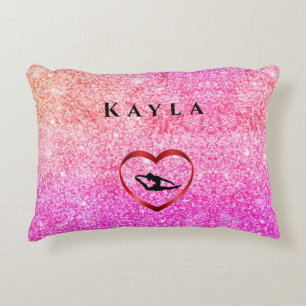 Gymnastik-Pillow Personalisiert Tumble Gymnast Dekokissen