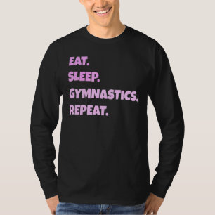 Gymnastik Ping Sleep Sport Wiederholung für Männer T-Shirt