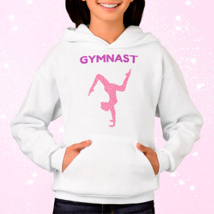 Gymnastik Pink & Lila Sparkle Hoodie