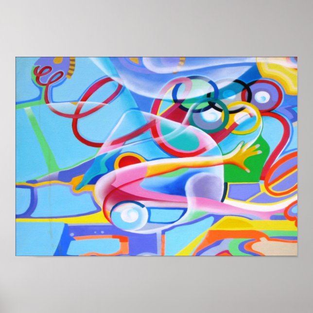 Gymnastik Poster (Vorne)