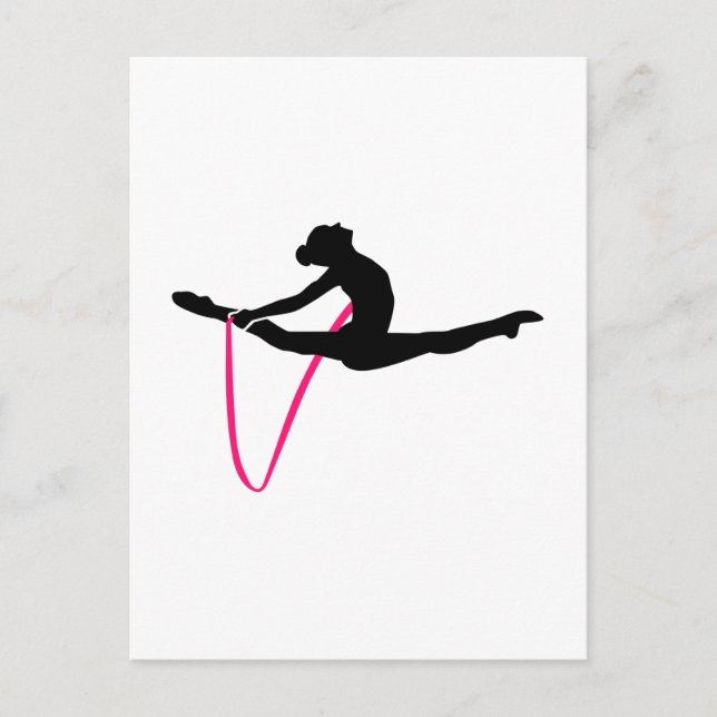 Gymnastik Postkarte (Vorderseite)