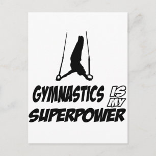Gymnastik Postkarte