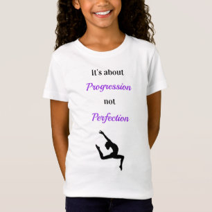 Gymnastik Progression nicht Perfektion Inspiration T-Shirt