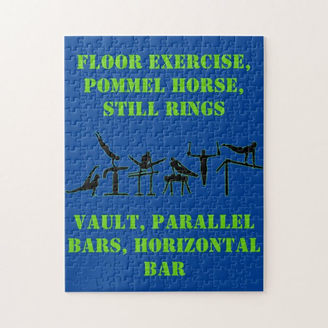 Gymnastik Puzzle für Jungen! (Vertikal)