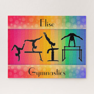Gymnastik Puzzle - Regenbogen mit Gymnastik Verans