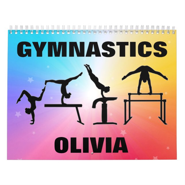 Gymnastik Rainbow Stars Kalender (Titelbild)