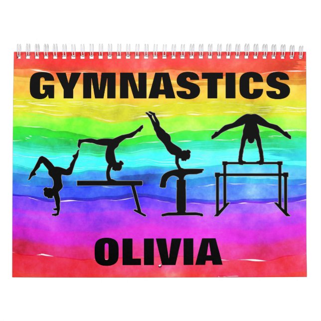 Gymnastik Regenbogenkalender Kalender (Titelbild)