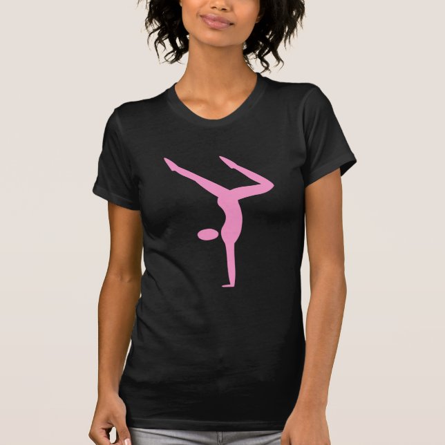Gymnastik - Rosa T-Shirt (Vorderseite)