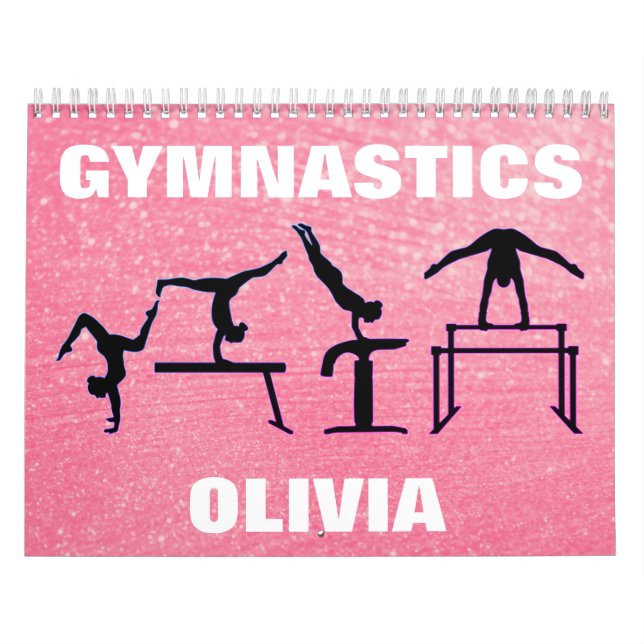 Gymnastik Rose Rosa Kalender (Titelbild)