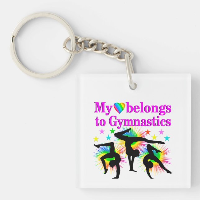 GYMNASTIK SCHLÜSSELANHÄNGER (Vorderseite)