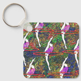 Gymnastik-Schlüsselanhänger für Gymnast Schlüsselanhänger