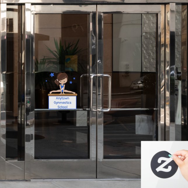 Gymnastik School School Academy Custom Fensteraufkleber (Büro Tür)