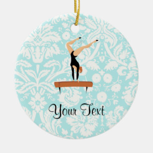 Gymnastik-Schwebebalken Keramikornament