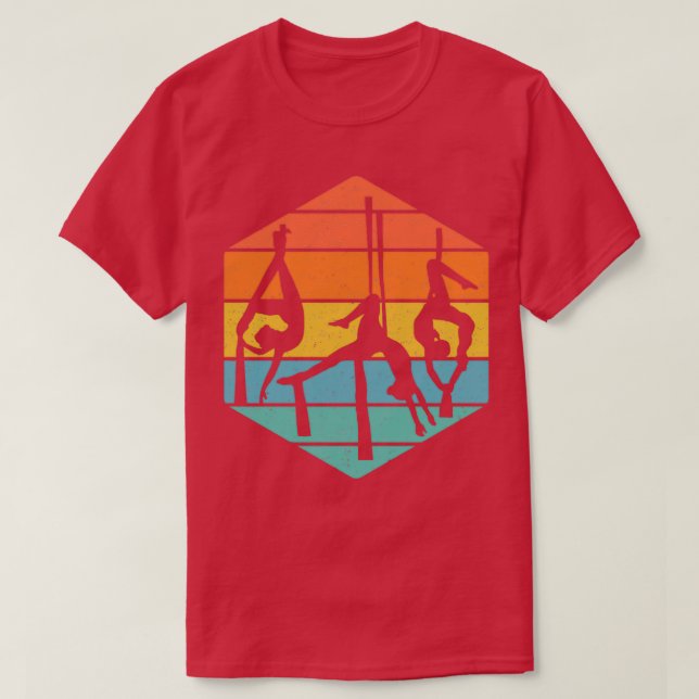 Gymnastik Seide Vintag gestört 2 T-Shirt (Design vorne)