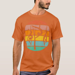 Gymnastik Seide Vintag gestört T-Shirt