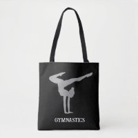 Gymnastik Silberner Glitzer Personalisiert
