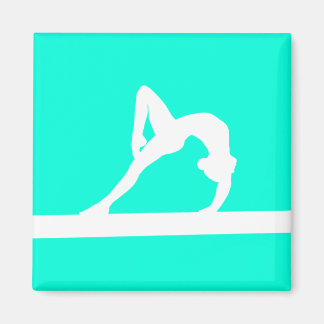 Gymnastik Silhouette Magnet