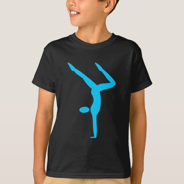 Gymnastik - Sky Blue T-Shirt (Vorderseite)