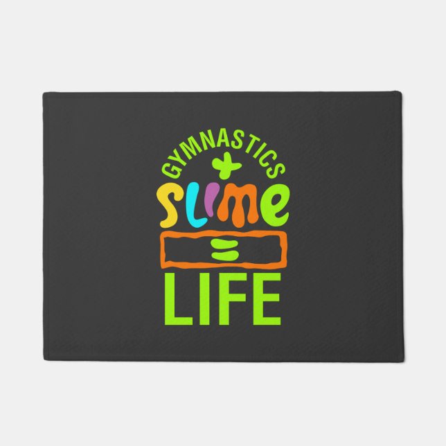 Gymnastik & Slime Fußmatte (Vorderseite)