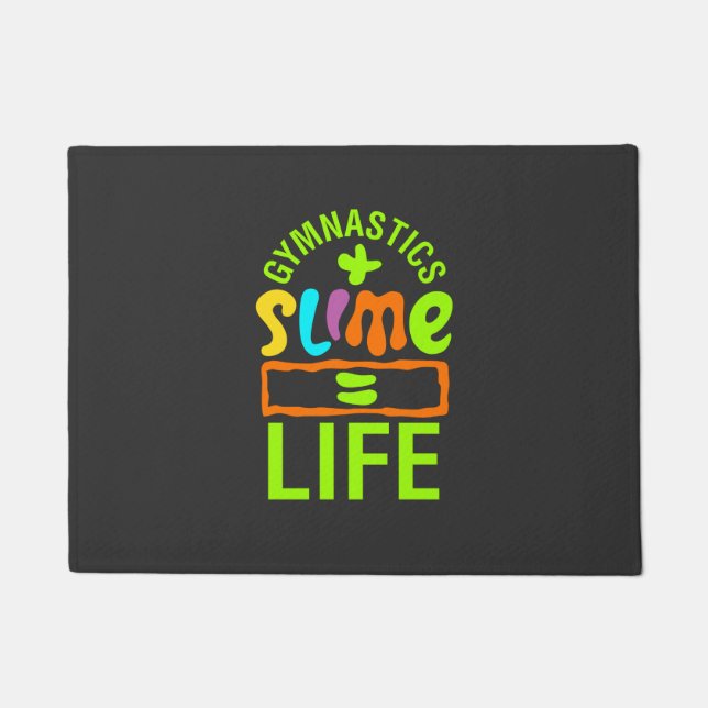 Gymnastik & Slime Fußmatte (Vorderseite)
