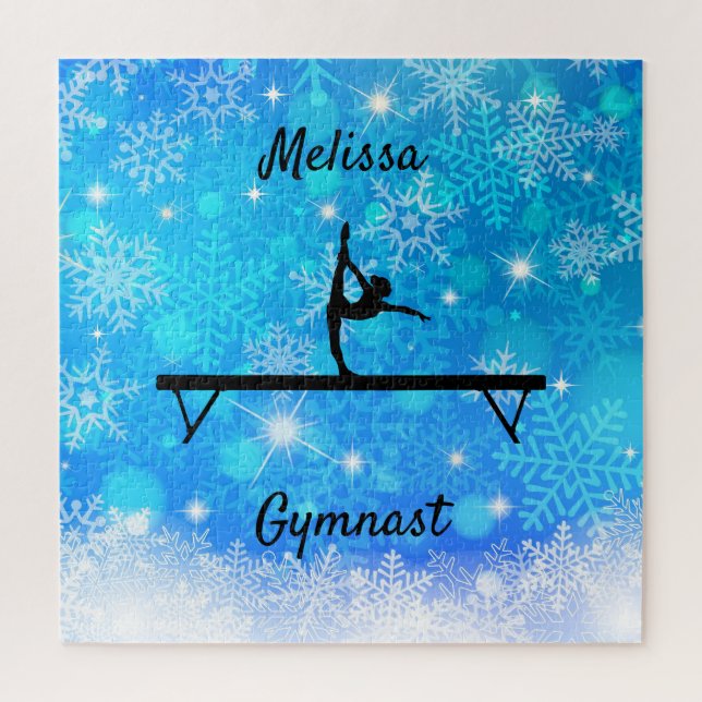 Gymnastik Snowflake Balance Beam Puzzle (Vertikal)