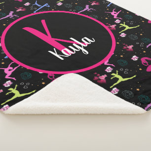 Gymnastik Spaß Printwerbung Mit Monogramm Sherpadecke