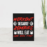 Gymnastik-Spaß-Workout, weil Zombies langsam essen