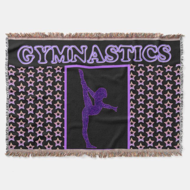 Gymnastik Star Throw Blanket Decke (Vorderseite)