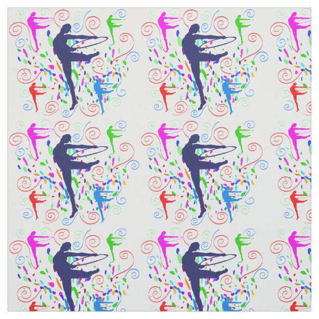 Gymnastik Stoff (Muster)