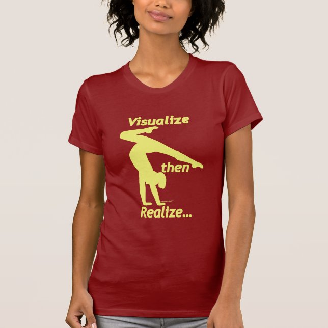Gymnastik T - Shirt, nettes Geschenk. T-Shirt (Vorderseite)