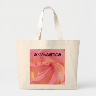 GYMNASTIK-Tasche sackt rosa Jumbo Stoffbeutel