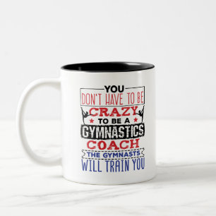 Gymnastik-Trainer Gefälliges Geschenk Zweifarbige Tasse