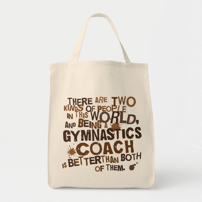 Gymnastik-Trainer-Geschenk Tragetasche (Vorne)